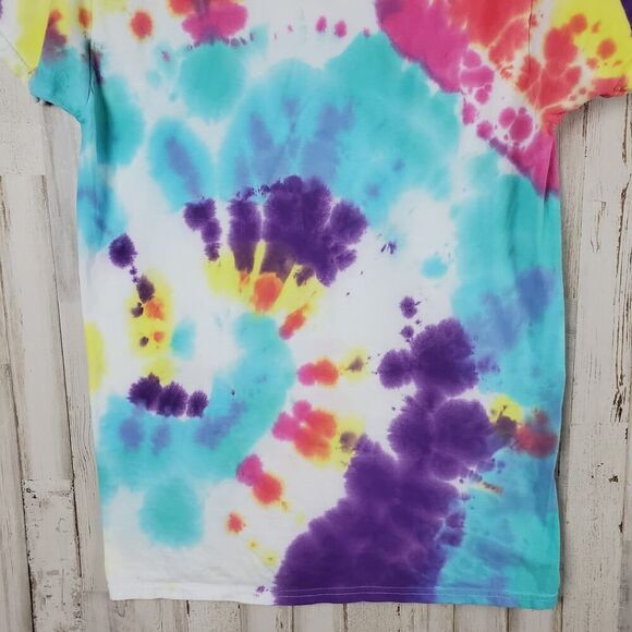 Fruit of the Loom Tye Dye Short Sleeve Tee Shirt Multicolored Medium - Picture 9 of 9